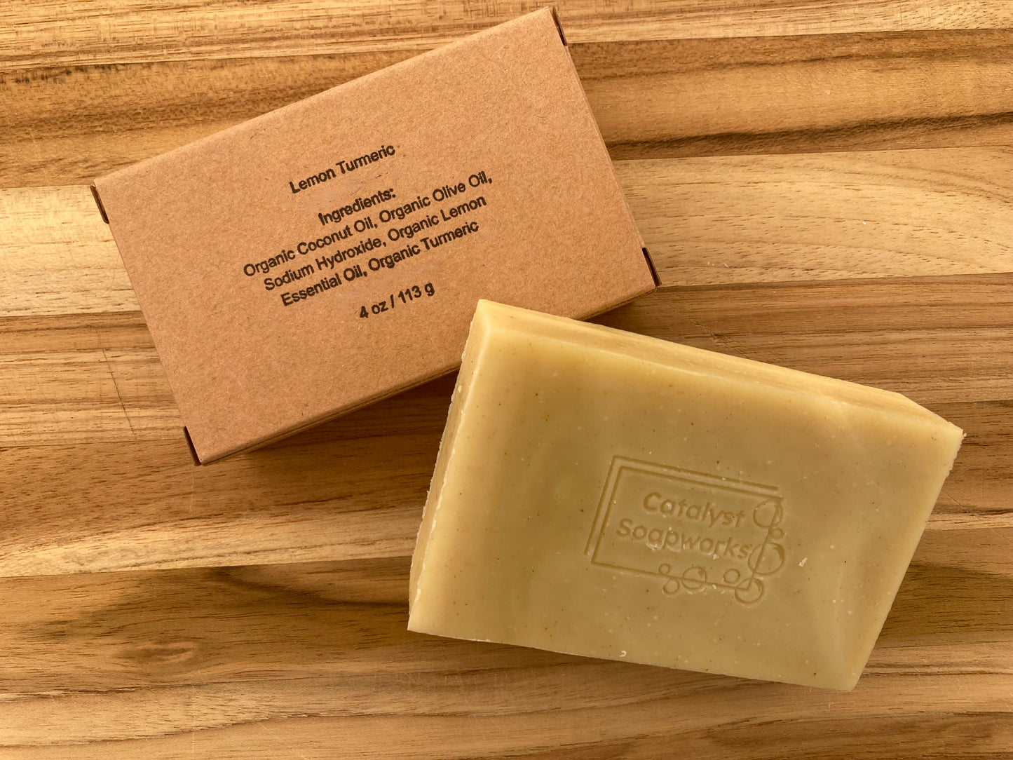 Lemon Turmeric Organic Bar Soap Pack