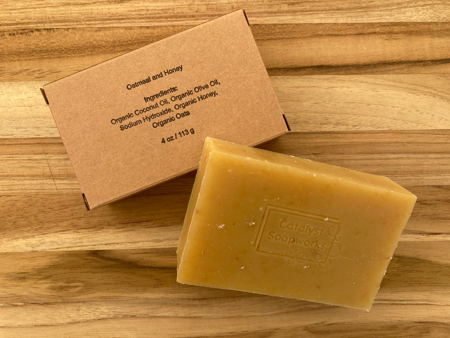 Oatmeal and Honey Organic Bar Soap Pack