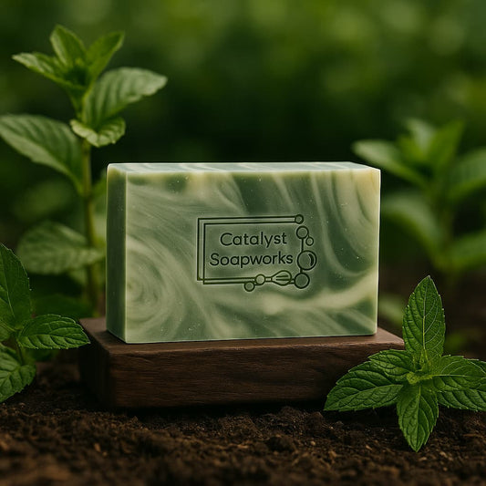 Powerful Peppermint Organic Bar Soap Pack