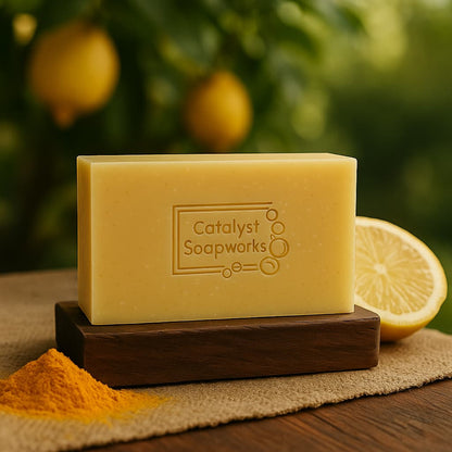 Lemon Turmeric Organic Bar Soap Pack