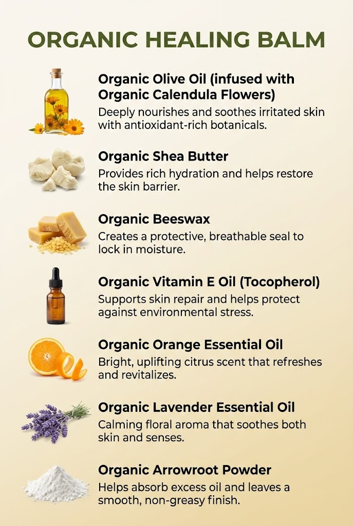 Organic Healing Herb Balm