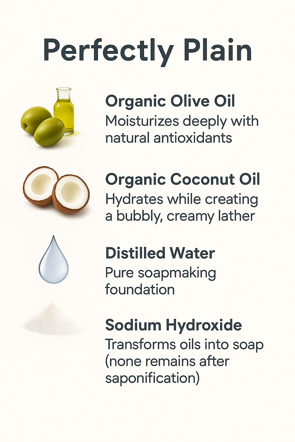 Perfectly Plain Organic Bar Soap Pack